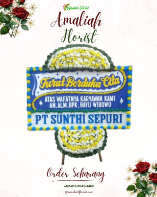 Papan Bunga Duka di 19 Ilir