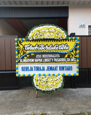 Papan Bunga Duka di 19 Ilir