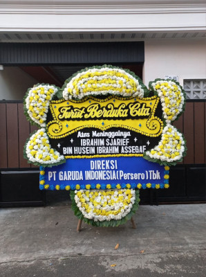 Papan Bunga Duka di 19 Ilir