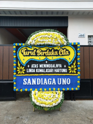 Papan Bunga Duka di 19 Ilir